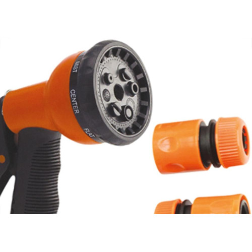 Esguicho Force 8 Funcoes + Kit 4Pcs