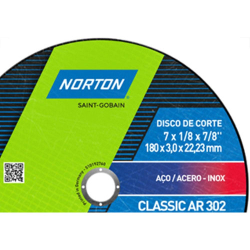 Disco Corte Norton Ferro 7X7/8