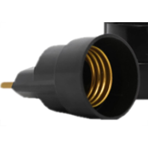 Pino Porta Lampada Germer Preto - Kit C/20 Unidades