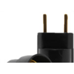 Pino Porta Lampada Germer Preto - Kit C/20 Unidades