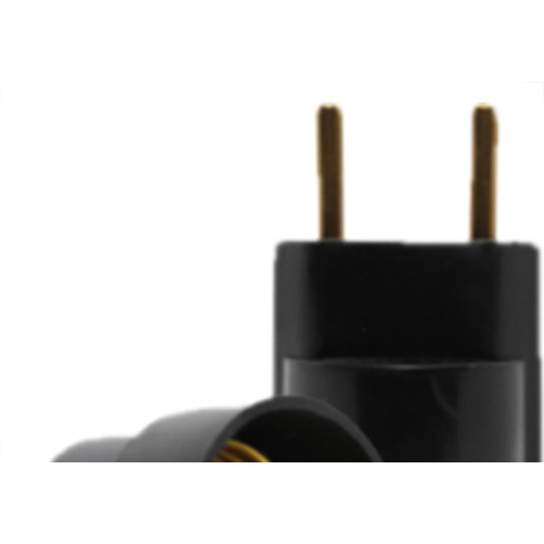 Pino Porta Lampada Germer Preto - Kit C/20 Unidades