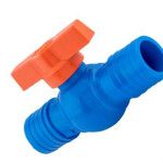 Registro Esfera Reboucas Uniao Dentada Azul 3/4 - Kit C/10 Unidades