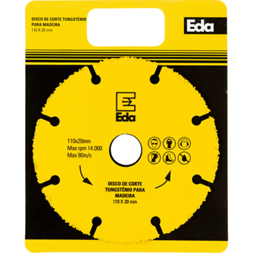 Disco Tungstenio Eda Mad 110X20Mm