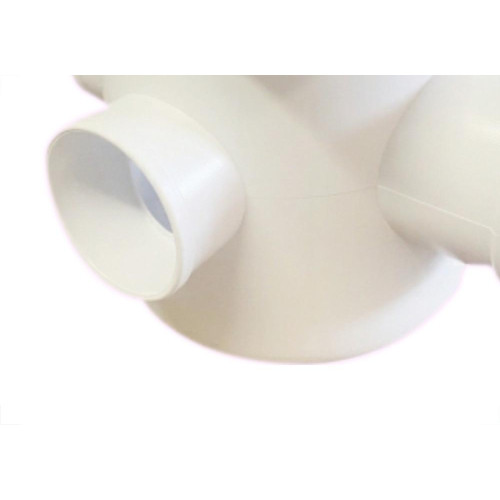 Caixa Sifonada Reboucas Quad.Branco 10X10X50 Branco