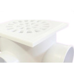 Caixa Sifonada Reboucas Quad.Branco 10X10X50 Branco
