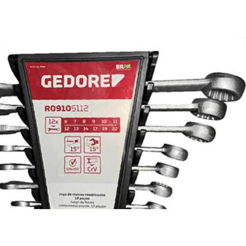 Jogo Chave Combinada Gedore Red 6 22Mm