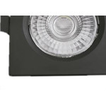 Spot Emb.06W Led 3000K Quadr Blumenau Preto