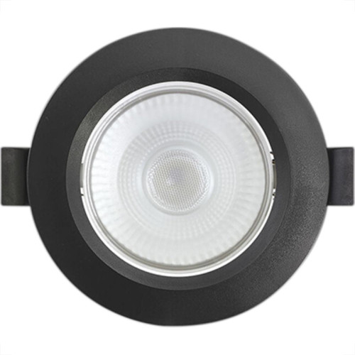 Spot Emb.08W Led 3000K Red Blumenau Preto