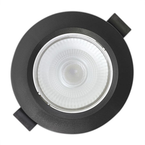 Spot Emb.08W Led 3000K Red Blumenau Preto