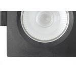 Spot Emb.08W Led 6500K Quadr Blumenau Preto