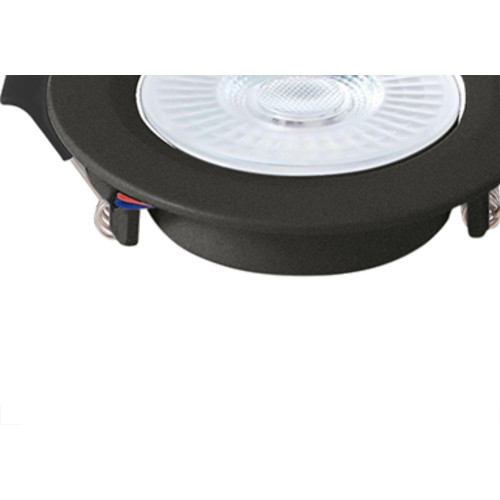 Spot Emb.06W Led 3000K Red Blumenau Preto