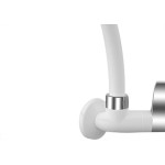 Torneira Abs Socel B.M Orquidea Pared Branco/Cromado