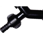 Torneira Abs Socel Jardim 1/2-3/4 Preto