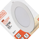 Luminaria Led Embutir Redonda 12W 6500K 17Cm B_D Eco