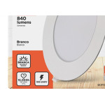 Luminaria Led Embutir Redonda 12W 6500K 17Cm B_D Eco