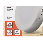 Luminaria Led Sob Red 12W 6500K 16Cm B_D Eco