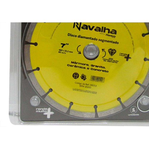 Disco Diam Titanium Segmentado 7 X 178Mm