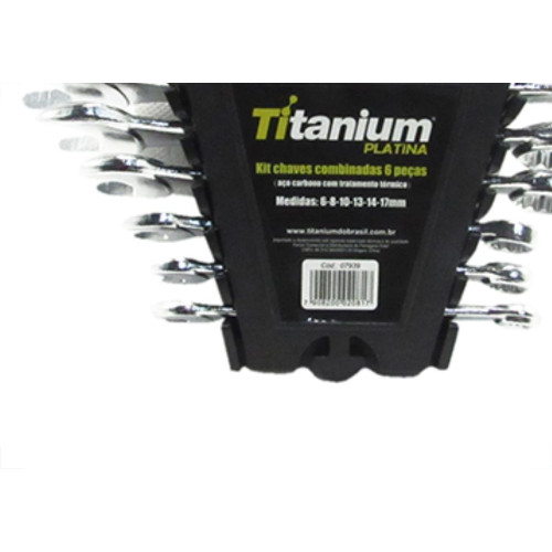 Jogo Chave Combinad Titanium 6 17 06P