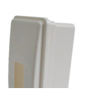 Centrinho Mondiale Pvc 02 Disjuntor Din Sobrepor Branco