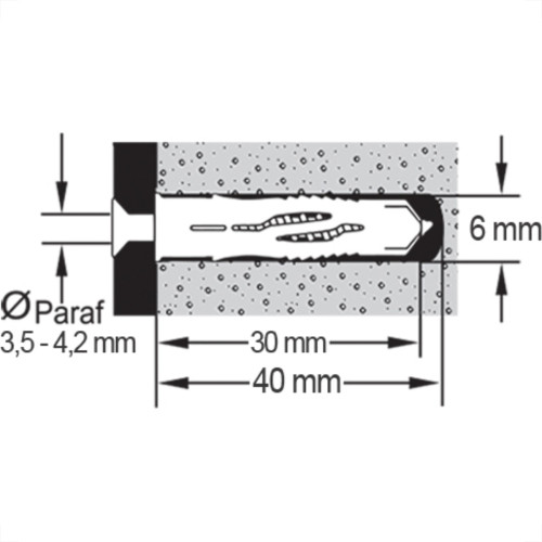 Bucha Fix.Nylon Mx Vrm Sfor 06 C/200