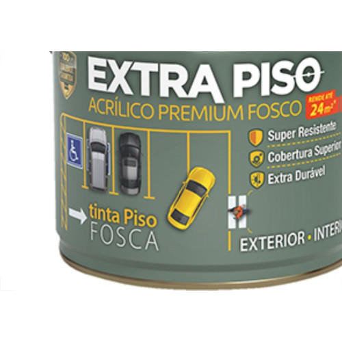 Tinta Eucatex Extra Piso Galao 3,6 Litros Verm Segur