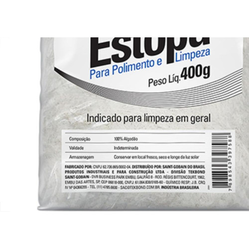 Estopa P/Uso Geral 400G Tekbond