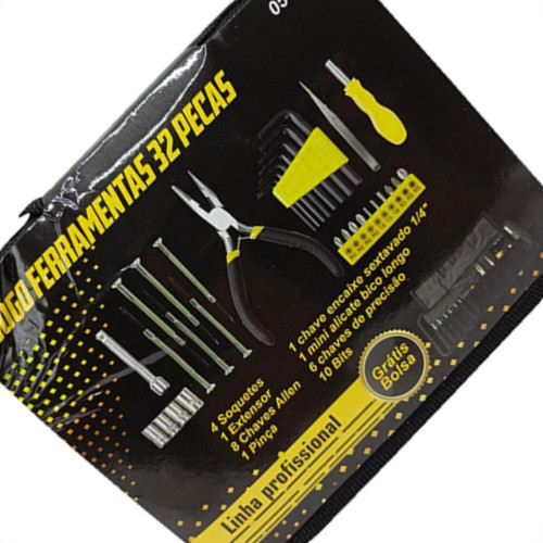 Jogo De Ferramentas 32Pc Titanium 5490