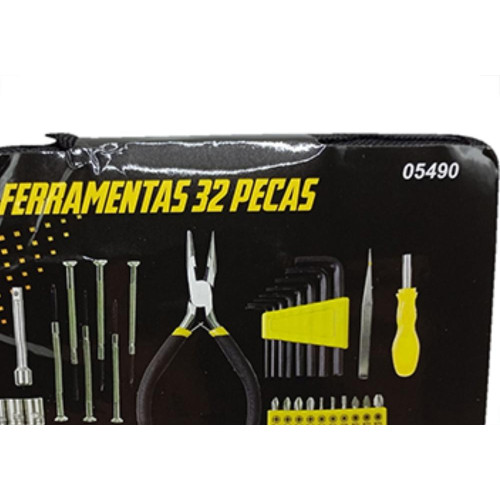 Jogo De Ferramentas 32Pc Titanium 5490