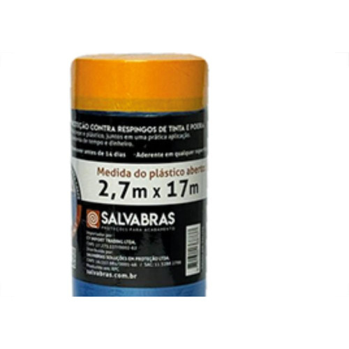 Salva Pintura 2,70X17M Salvabras Plastic