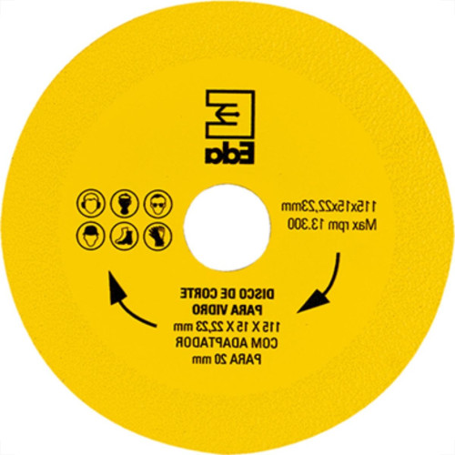 Disco Diam Eda P/Vidro