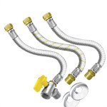 Kit Inst.Aqueced.A Gas 1/2 40Cm Branco Roco
