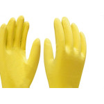 Luva Imbat Latex Verniz Silver Amarelo 08-M - Kit C/12 Unidades