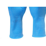 Luva Imbat Latex Verniz Silver Azul 10-Gg - Kit C/12 Unidades
