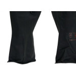 Luva Imbat Latex Forrada Preto 09-G - Kit C/12 Unidades