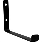 Cantoneira Mao Francesa Invertida Loth Preto 25Cm - Kit C/6 Unidades