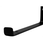 Cantoneira Mao Francesa Invertida Loth Preto 25Cm - Kit C/6 Unidades
