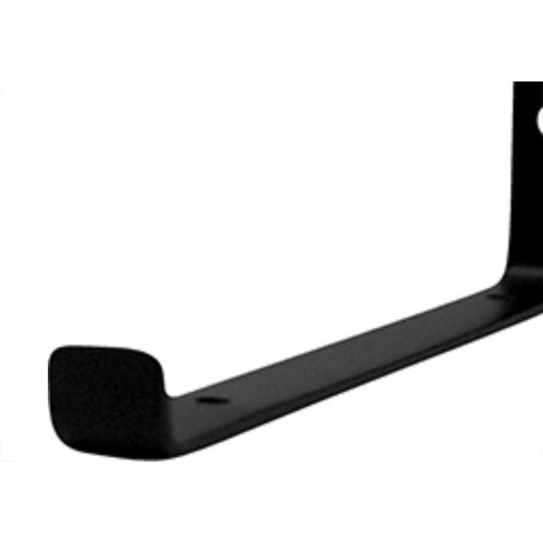Cantoneira Mao Francesa Invertida Loth Preto 25Cm - Kit C/6 Unidades