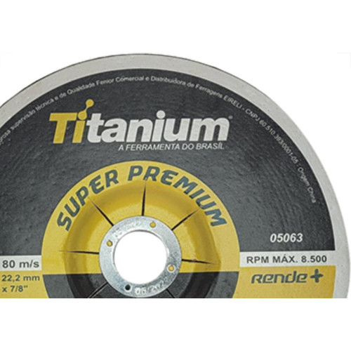 Disco Desbaste Titanium 7X7/8