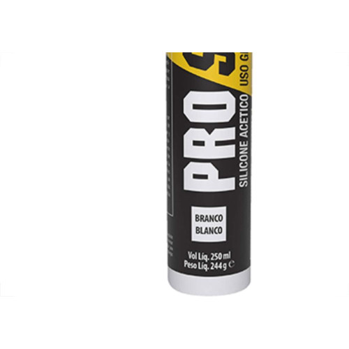 Cola Silicone 244G Pro-Sil Branco