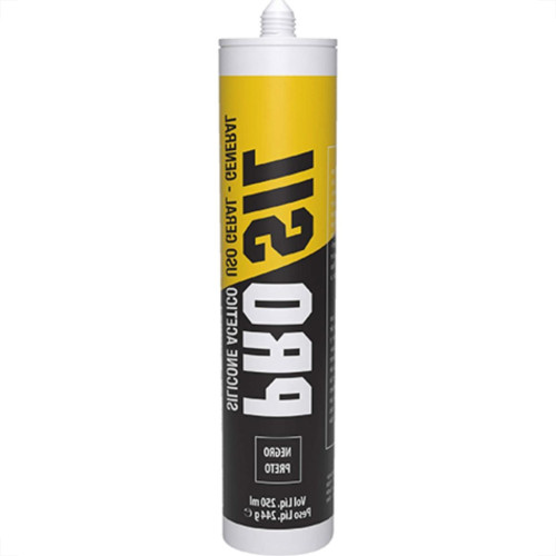 Cola Silicone 244G Pro-Sil Preto
