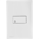 Conjunto Radial Ouro Branco 1 Interruptor Camp 1809001