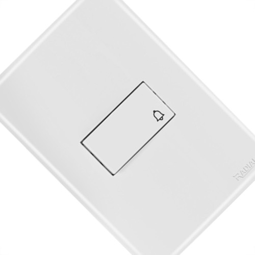 Conjunto Radial Ouro Branco 1 Interruptor Camp 1809001