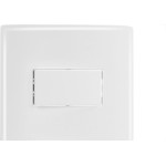 Conjunto Radial Ouro Branco 2 interruptores Simp 1809035