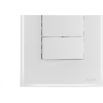 Conjunto Radial Ouro Branco 3 interruptores Simp 1809004