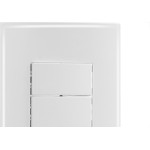 Conjunto Radial Ouro Branco 3 interruptores Simp 1809004