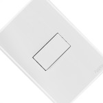 Conjunto Radial Ouro Branco 1 Interruptor Paral 1809232