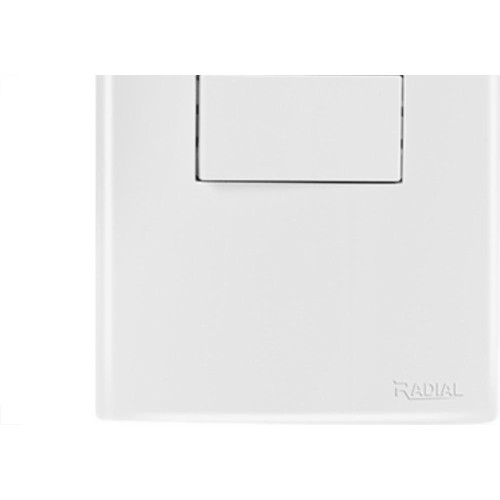 Conjunto Radial Ouro Branco 1 Interruptor Paral 1809232