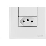 Conjunto Radial Ouro Branco 2Simp 1Tomada 10A 1809122