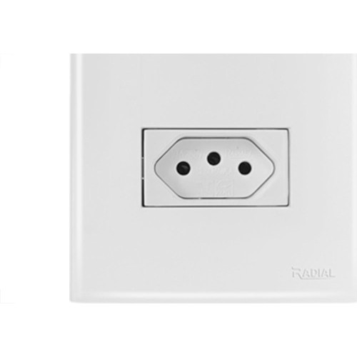 Conjunto Radial Ouro Branco 2Tom 10A 1809117