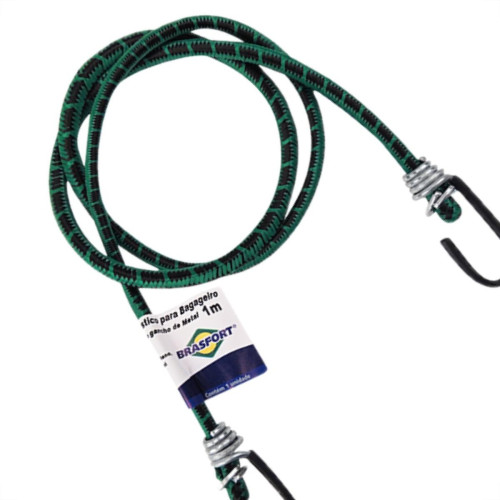 Elastico P/Bagageiro Brasfort 1,00Mt G.Met - Kit C/10 Unidades